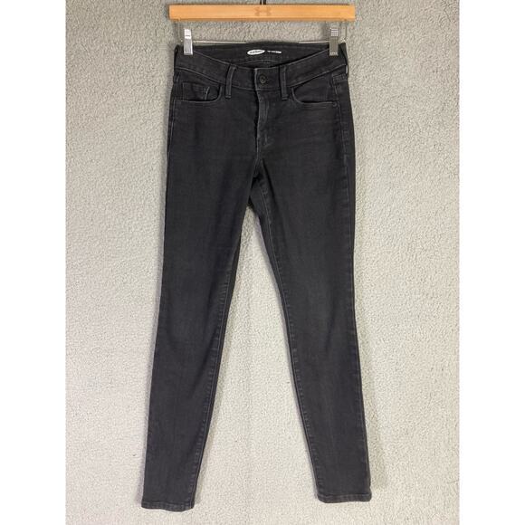 Old Navy Women's Pop Icon Skinny Jeans Black Size‎ 00 Dark Wash Denim - Picture 2 of 10